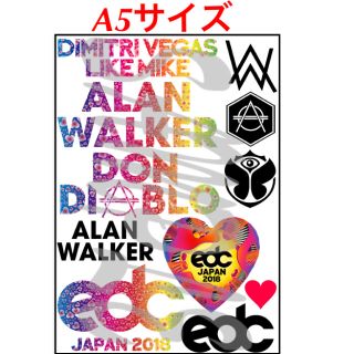 EDC♡1日目♡タトゥーシールグラデ♡A5(音楽フェス)