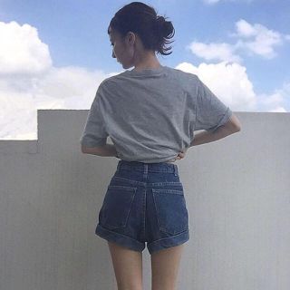 アメリカンアパレル(American Apparel)のAmerican Apparel denim short pants (ショートパンツ)