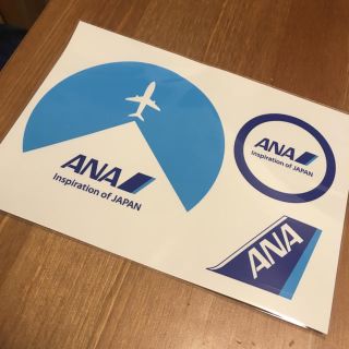 エーエヌエー(ゼンニッポンクウユ)(ANA(全日本空輸))の【新品】【限定】ANAステッカー(ノベルティグッズ)