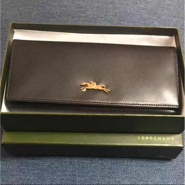 【新品・未使用】Longchamp 長財布 ブラック