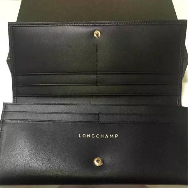 【新品・未使用】Longchamp 長財布 ブラック