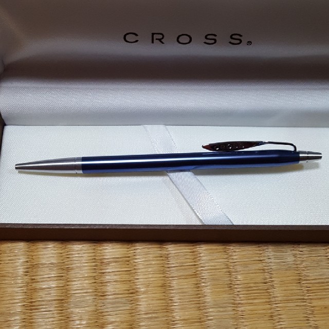 CROSS(クロス)のCROSS クロス ボールペン 細身 ボディ 青 インテリア/住まい/日用品の文房具(ペン/マーカー)の商品写真