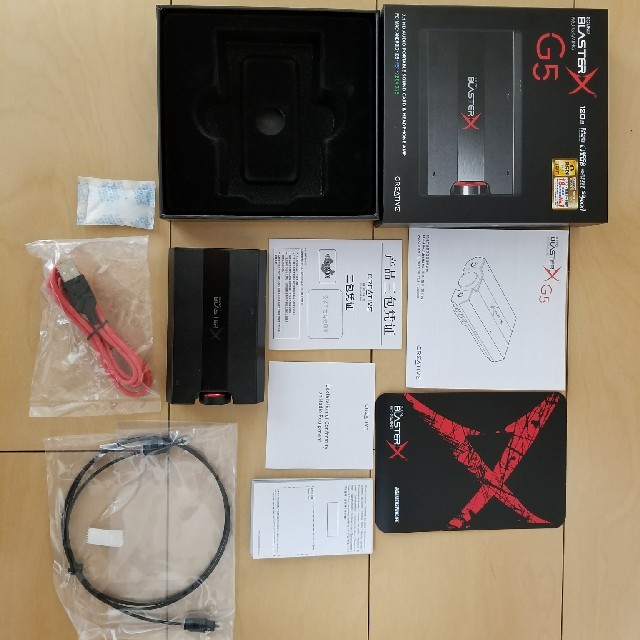 SOUND BLASTERX G5 ＋ HyperX Cloud