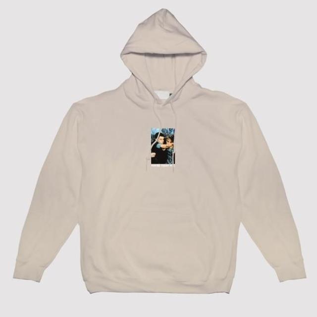 maybe today ny hoodie L sand