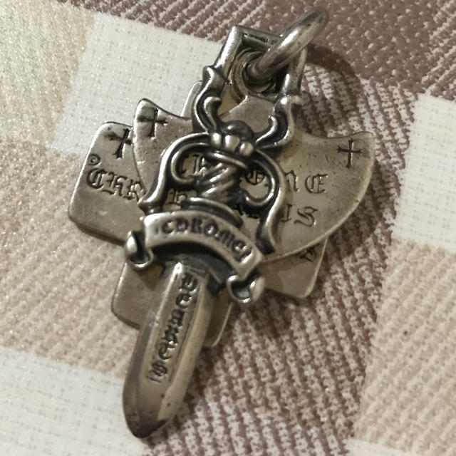 ネックレスChrome Hearts  クロムハーツ スリートリンケッツ 値下げ交渉○