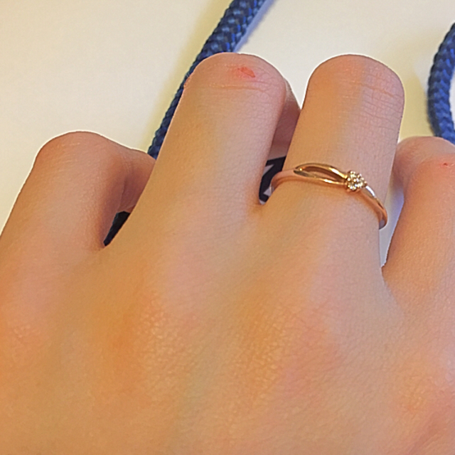 4℃(ヨンドシー)のトモ様専用 4℃ ピンクゴールドリング レディースのアクセサリー(リング(指輪))の商品写真