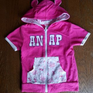 アナップキッズ(ANAP Kids)のANAPの半袖パーカー110cm(ジャケット/上着)