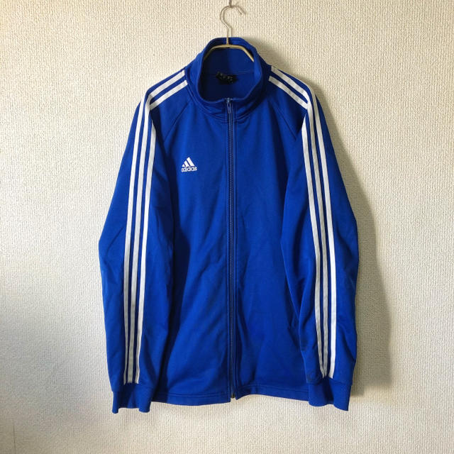 【90s】adidas ジャージ XL ブルー メンズ トラックジャケット | フリマアプリ ラクマ