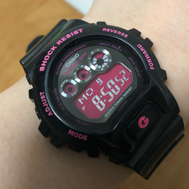 G-SHOCK - CASIO G-SHOCK mini 黒×ピンクの通販 by nmaikkaii's G-SHOCK - CASIO G-SHOCK mini 黒×ピンクの通販 by nmaikkaii's