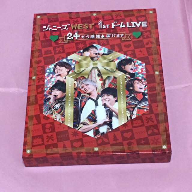 ジャニーズWEST(ジャニーズウエスト)のY♡様 専用 ジャニーズWEST 24から感謝届けます 初回版 エンタメ/ホビーのDVD/ブルーレイ(ミュージック)の商品写真