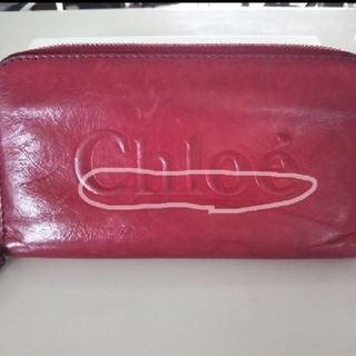 クロエ(Chloe)のChloe ヴィンテージ  赤 長財布 (財布)