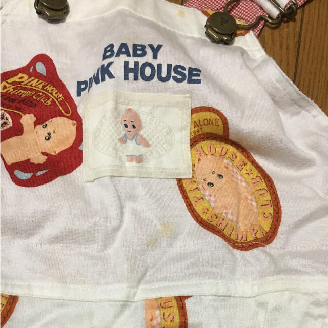 PINK HOUSE(ピンクハウス)のbaby  Pinkhouse オーバーオールM キッズ/ベビー/マタニティのキッズ服女の子用(90cm~)(パンツ/スパッツ)の商品写真