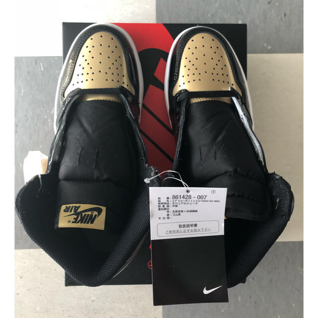 NIKE(ナイキ)のNike Air Jordan 1 Retro High OG GOLD TOE メンズの靴/シューズ(スニーカー)の商品写真