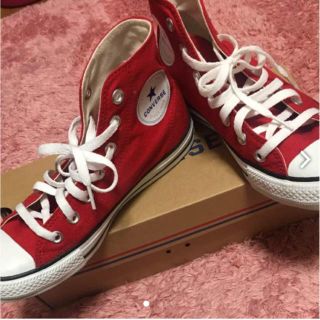 コンバース(CONVERSE)のコンバースハイカット 赤(スニーカー)