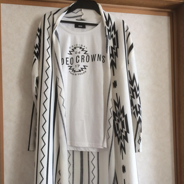 RODEO CROWNS(ロデオクラウンズ)のRODEO CROWNS  Tシャツ、ロングカーデセット レディースのレディース その他(セット/コーデ)の商品写真