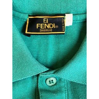 フェンディ(FENDI)の大幅値下げ！！！FENDI　グリーンポロシャツ(^^♪(ポロシャツ)