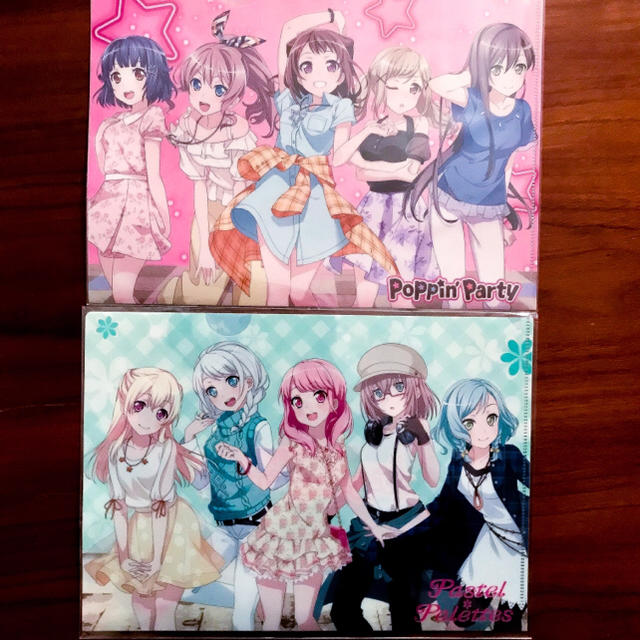 バンドリ B5クリアファイル ポピパ/パスパレ 2種セットの通販 by neoo's shop|ラクマ