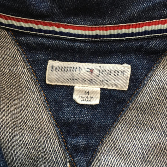 TOMMY HILFIGER(トミーヒルフィガー)のTOMMY HILFIGER JEANS ジャケット デニム ブレザー M レディースのジャケット/アウター(Gジャン/デニムジャケット)の商品写真