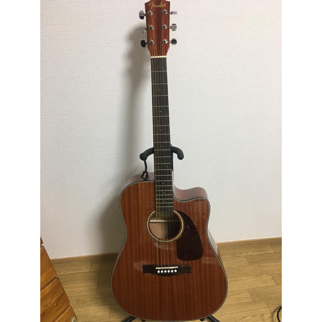 Fender(フェンダー)の美品送料無料 Fender CD-60CE All Mahogany エレアコ 楽器のギター(アコースティックギター)の商品写真