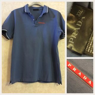 プラダ(PRADA)のプラダスポーツ ポロシャツ PRADA メンズ ポロシャツ 正規品 XXL(ポロシャツ)