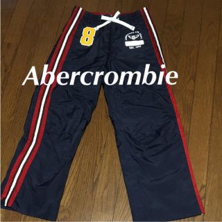 アバクロンビーアンドフィッチ(Abercrombie&Fitch)のAbercrombie パンツ シェルパンツ S ネイビー 裏地(カジュアルパンツ)