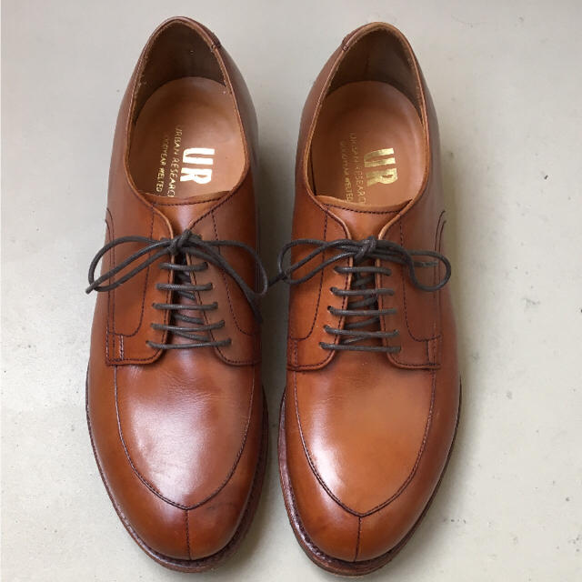 URBAN RESEARCH - 値下げ 美品‼︎ Vチップ ライトブラウン革靴 7 URBAN RESEARCH - 値下げ 美品‼︎ Vチップ ライトブラウン革靴 7