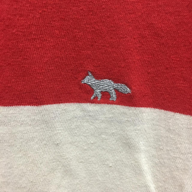 MAISON KITSUNE'(メゾンキツネ)のメゾンキツネ maison kitsune ボーダー Tシャツ レディースのトップス(Tシャツ(半袖/袖なし))の商品写真