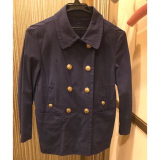 MONCLER - 正規品☆モンクレール グルーノーブルピーコート☆ブルー