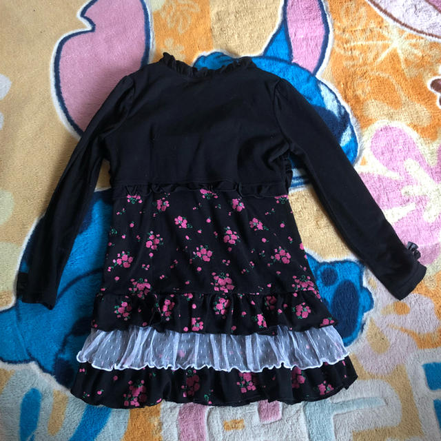 ニッセン(ニッセン)の長袖ワンピース キッズ/ベビー/マタニティのキッズ服女の子用(90cm~)(ワンピース)の商品写真