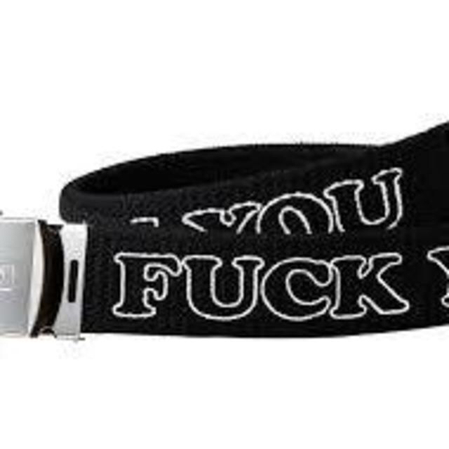 Supreme(シュプリーム)のSupreme/HYSTERIC GLAMOUR Fuck You Belt メンズのファッション小物(ベルト)の商品写真