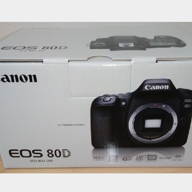 Canon - 新品未開封品　eos 80D ボディのみ