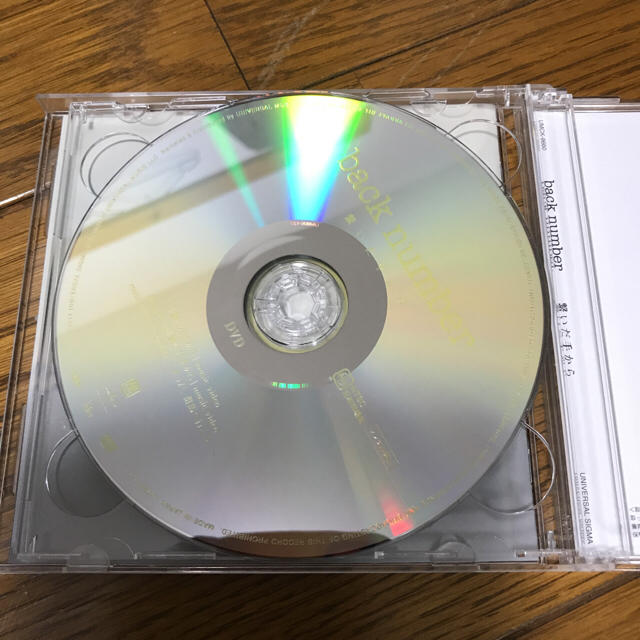 BACK NUMBER(バックナンバー)の繋いだ手から 初回限定版 エンタメ/ホビーのCD(ポップス/ロック(邦楽))の商品写真