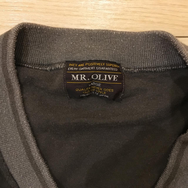 Mr.OLIVE(ミスターオリーブ)の【中古品】MR.OLIVE•カーディガン•メンズ•Ｌサイズ メンズのトップス(カーディガン)の商品写真