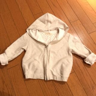 ザラ(ZARA)のラメ入りパーカー 104(ジャケット/上着)