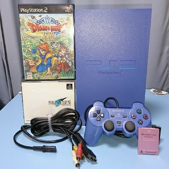 【動作良好・オマケ付き】PS2本体(SCPH-39000)トイズ・ブルー | フリマアプリ ラクマ