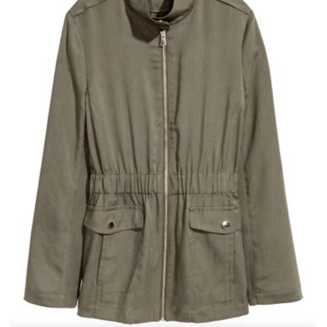 H&M(エイチアンドエム)の新品 H&M 定価8499円 ジャケット コート 大幅値下げ‼️カーキ レディースのジャケット/アウター(ブルゾン)の商品写真
