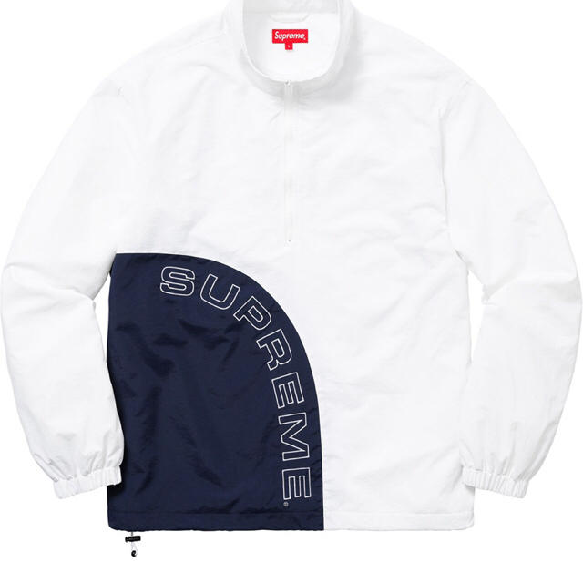 supreme corner arc half zip 