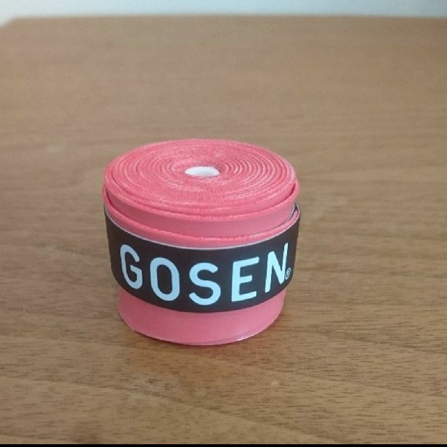 GOSEN(ゴーセン)のグリップテープ GOSEN １個 赤 スポーツ/アウトドアのテニス(その他)の商品写真