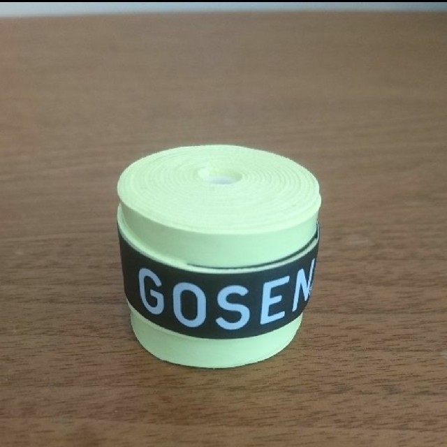 GOSEN(ゴーセン)のグリップテープ １個 フラッシュイエロー スポーツ/アウトドアのスポーツ/アウトドア その他(バドミントン)の商品写真