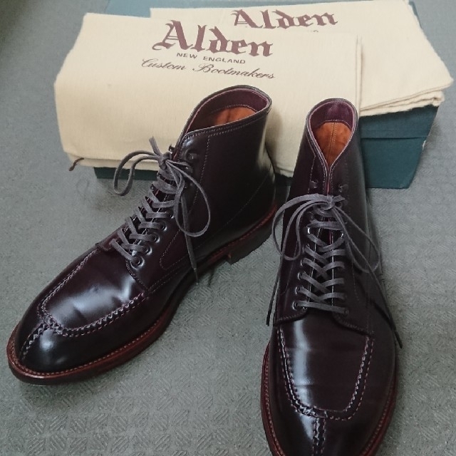 Alden   再値下げAlden タンカー コードバン バーガンディ 9.5Dの