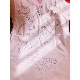 TWICE サイン入りTシャツ TWICE サイン入りTシャツ