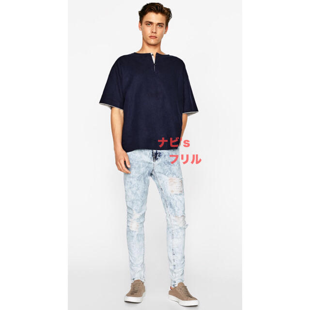 Zara 新品 完売 Zara Man 春夏 スキニー ダメージ ストレッチ 46 36の通販 By ナビ S Shop ザラならラクマ