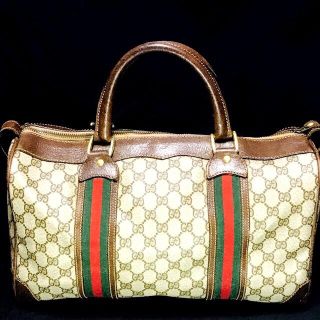 グッチ(Gucci)のグッチ ・GUCCI シェリーライン ハンドバッグ・ボストンバッグ(ボストンバッグ)