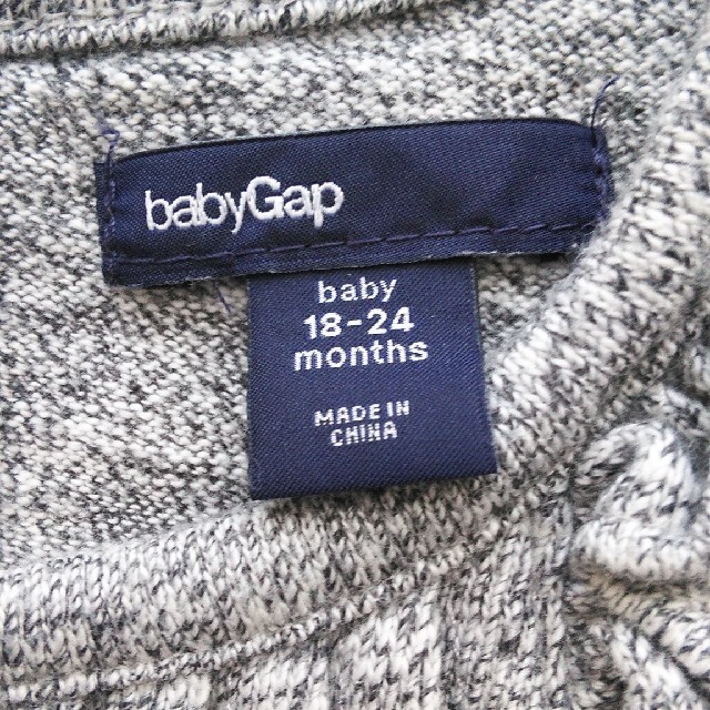 babyGAP(ベビーギャップ)のニットワンピース　チュニック キッズ/ベビー/マタニティのベビー服(~85cm)(ワンピース)の商品写真