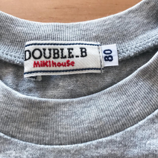 DOUBLE.B(ダブルビー)のダブル B 長袖 Tシャツ 80 キッズ/ベビー/マタニティのベビー服(~85cm)(Ｔシャツ)の商品写真