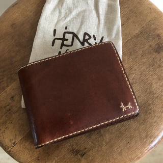 エンリーべグリン(HENRY BEGUELIN)のHENRY CUIR アンリークイール 財布 PHILANTHROPE 美品(折り財布)