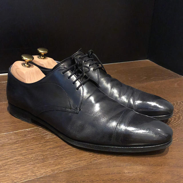 PRADA - プラダ 革靴 サイズ8(27-27.5cmくらい)の通販 by しん's shop｜プラダならラクマ