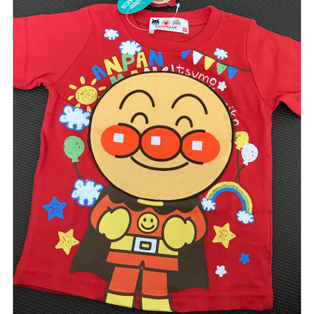 アンパンマン(アンパンマン)のアンパンマン 半袖シャツ キッズ/ベビー/マタニティのキッズ服男の子用(90cm~)(Tシャツ/カットソー)の商品写真