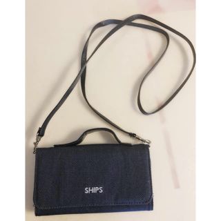 シップス(SHIPS)のSHIPS  スマホポシェット  In Red   ショルダー  ハンド(ショルダーバッグ)