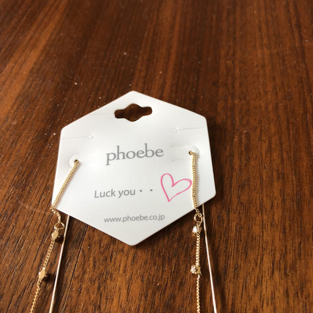 phoebe(フィービィー)のphoebeロングアメリカンピアス レディースのアクセサリー(ピアス)の商品写真